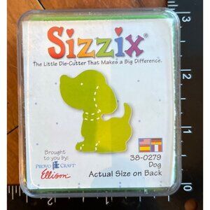 Sizzix Ellison Dog Back Die-Cutter Template 38-0279